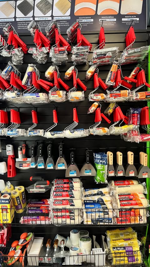 Ferramentas e acessórios para pintura